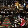 Christmas Window Sticker Merry Christmas Decorations For Home 2024 Cristmas Ornament Xmas Navidad Natal Gifts New Year 2025