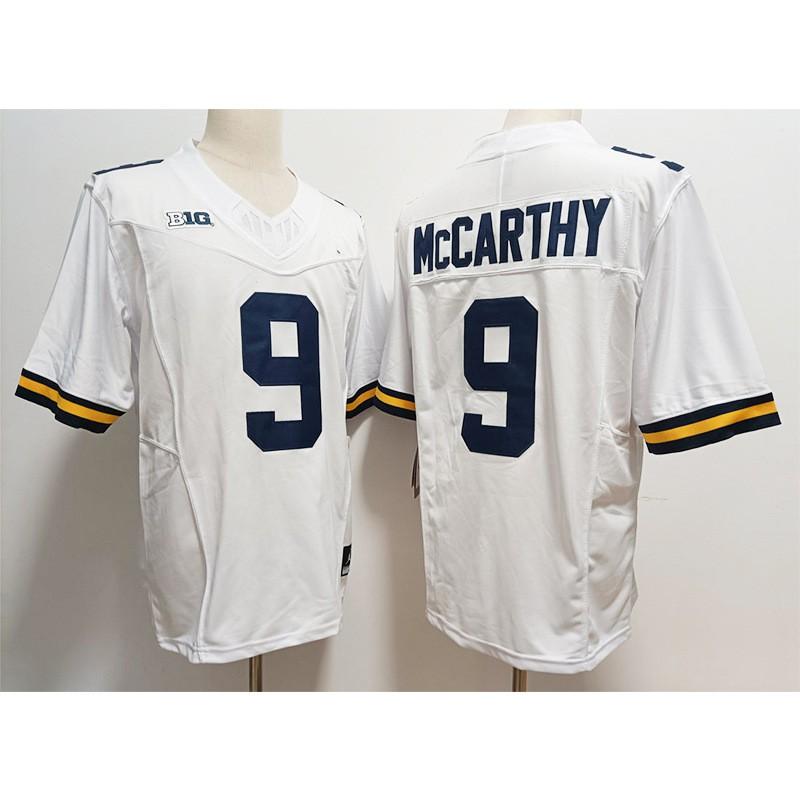 Michigan Wolverines College Football Jersey Mens Cotton Blend Embroidered Team Uniform Rugby Sports Fans