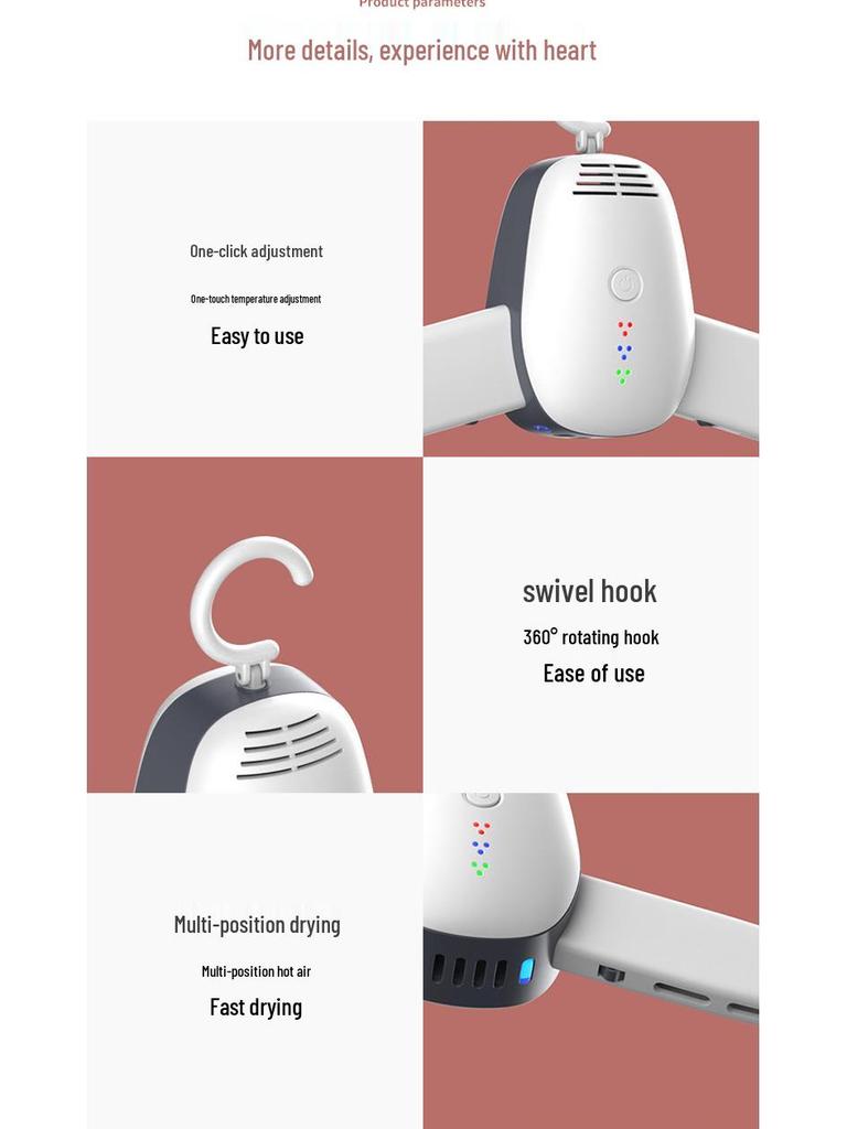 Foldable Portable Dryer Rack for Clothes & Shoes - Quick Dry & Sterilization