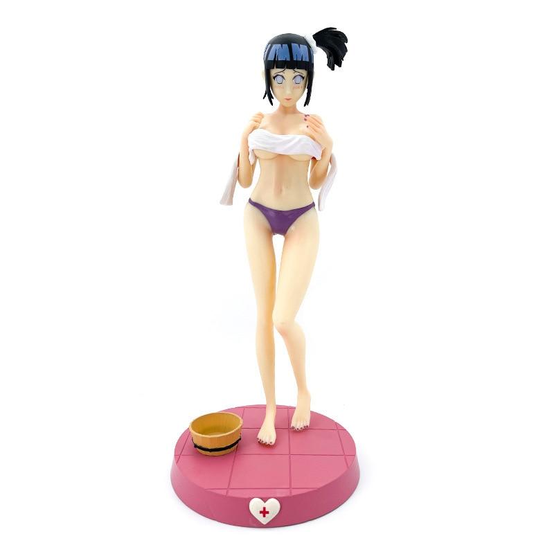 Native 18+ Figurine NARUTO Hyuga Hinata Bathhouse Series Sexy Figure 35cm  Bath Towels Removable Adult PVC Model Buy cheaply on Joom