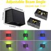 3000K Warm White Solar Wall Light Up Down Lighting Outdoor Wall Light  Outdoor Garden