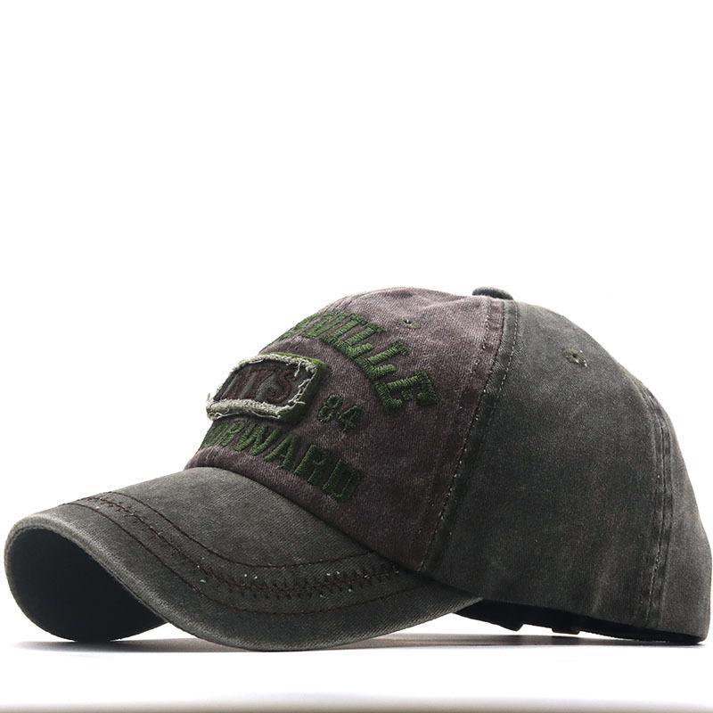 Hot-selling washed baseball cap NYS three-dimensional embroidery baseball cap old cap sun hat hip-hop trendy hat