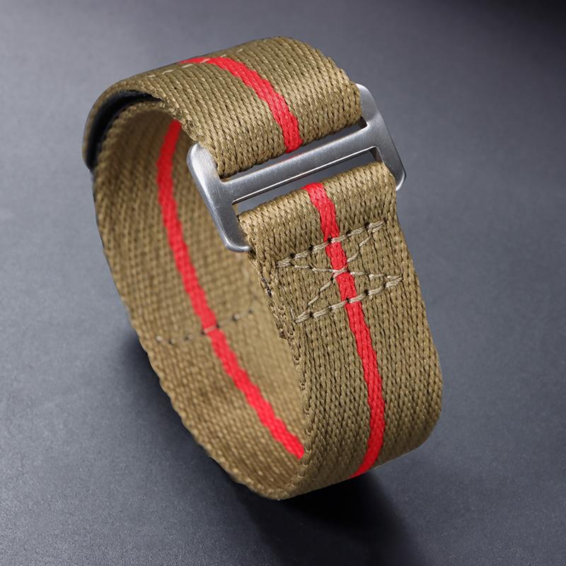 Premium Grade Nylon Strap 20mm 22mm Watch Bands Weave Breathable Bracelet Green Black Blue Wristband Belt Men Watch Accessories