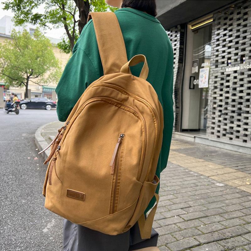 Casual Backpack for Women Men Large Capacity Canvas Travel Backpacks Boys Girls School Backpack Lightweight Women's Bag