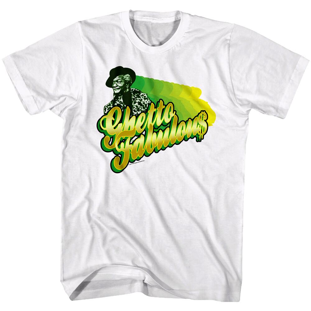 Redd Foxx Ghetto Fabulous Men T Shirt Pimpin Fred Sanford Son TV Comedy Top S