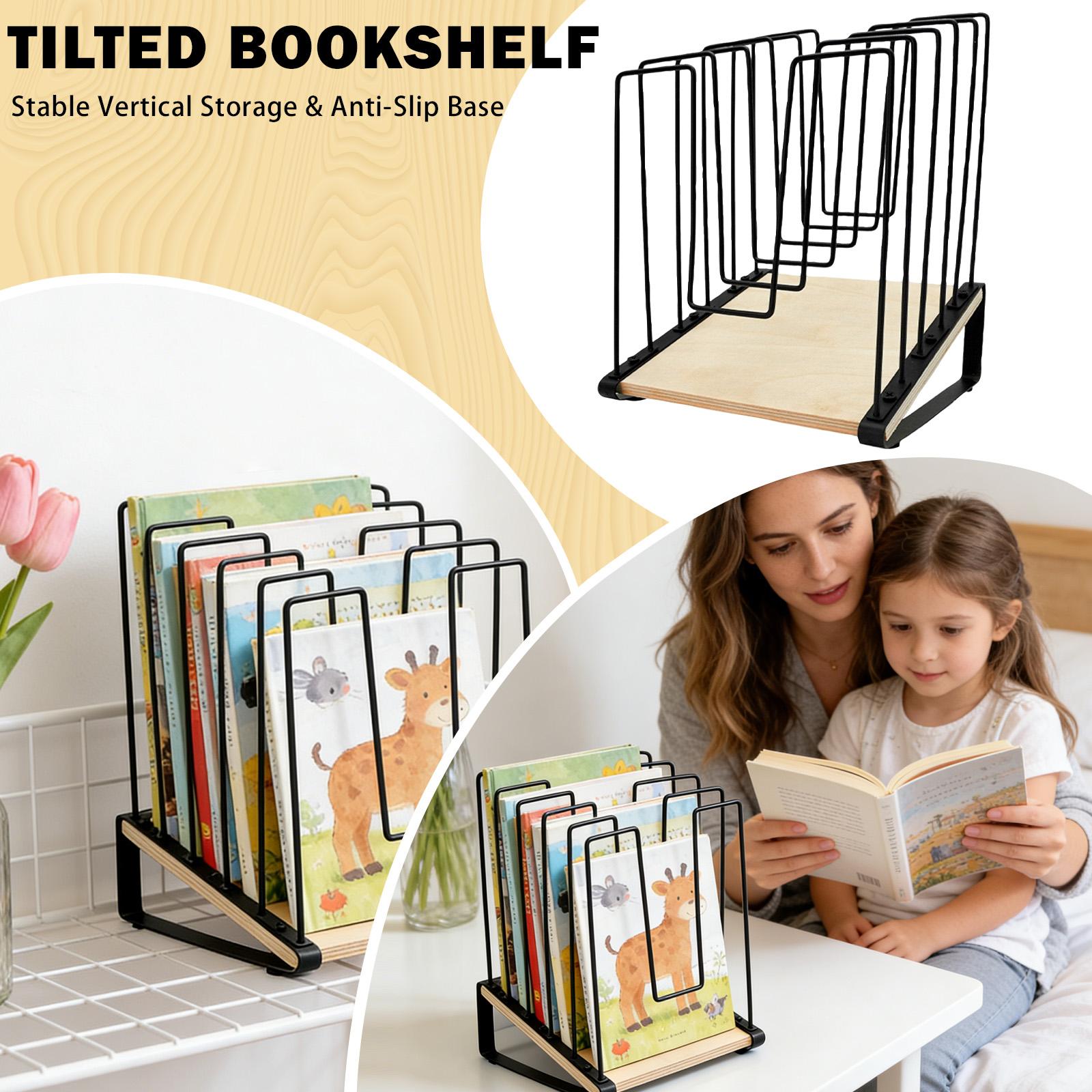 

This Metal And Wood Multi-functional Bookshelf Features Multiple Compartments For File Organization, A Sturdy And Non- Base, And Is Suitable For Sto One Size