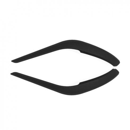 2Pcs BLACK Inner Door Panel Pull Handle Replacement Cover For BMW X1 2010-2016