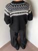 Unisex Fair Isle Button Cardigan - Autumn/Winter Retro Ethnic Knitwear