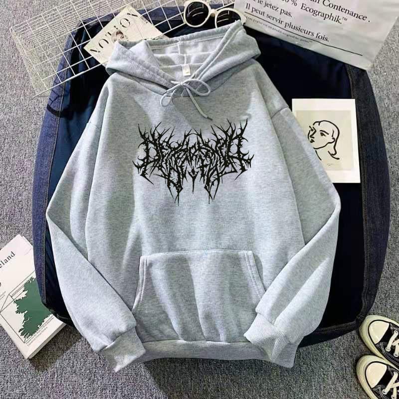 New Velvet Hoodie Sweatshirt Autumn and Winter Loose Couple Tops