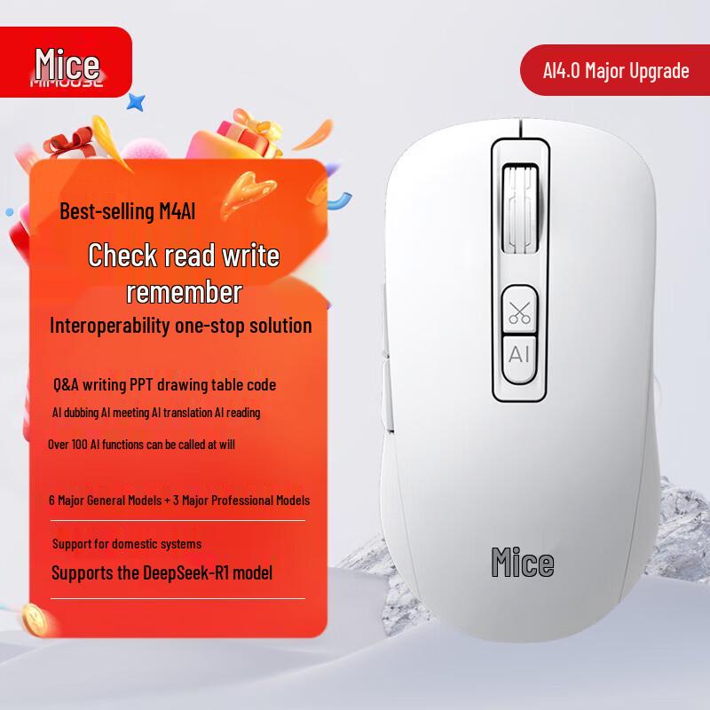 MiMouse M4 AI Wireless Smart Office Mouse