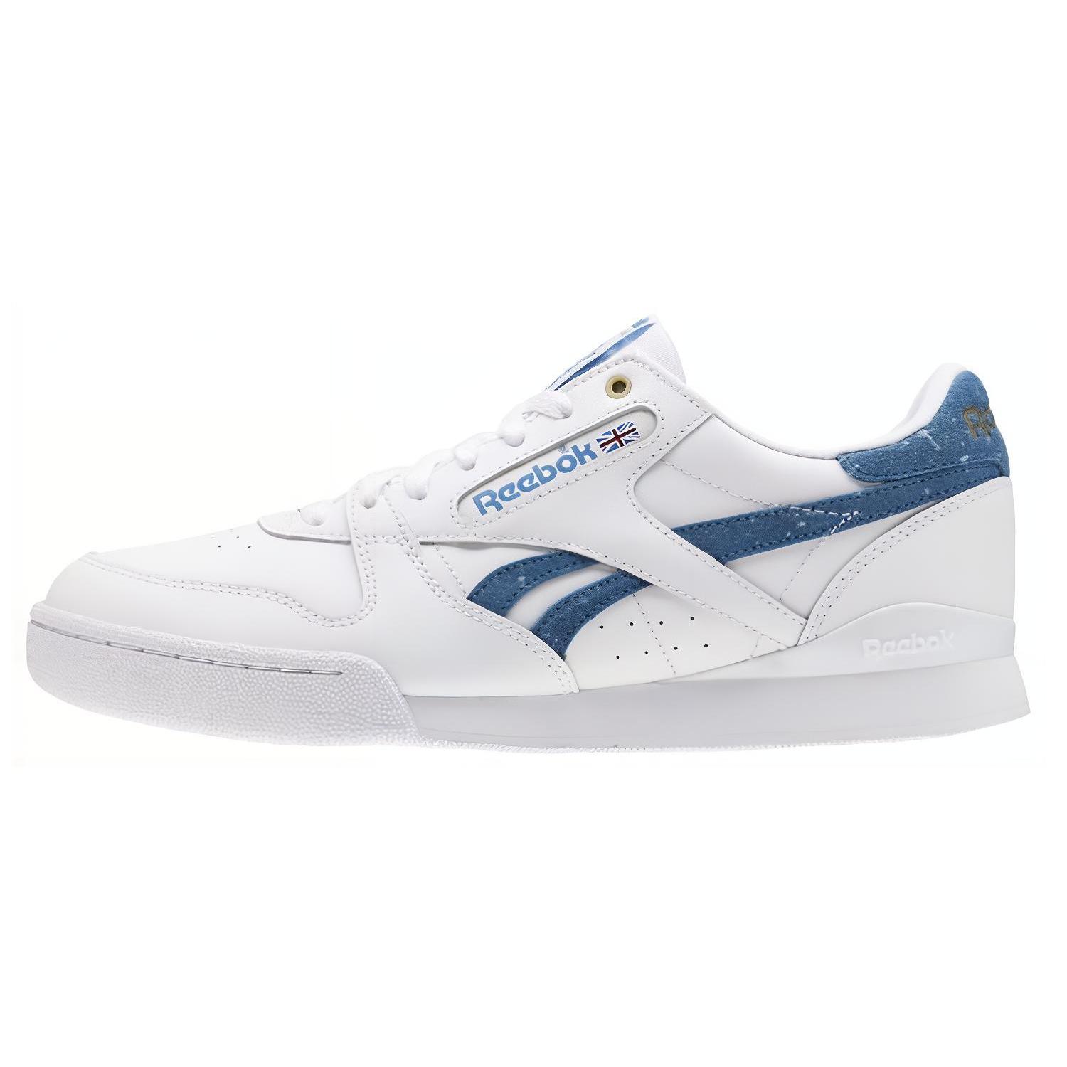 

Reebok Phase 1 Pro Low top Skateboard Shoes Men s White Blue CN3856 39