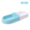 Plastic combined capsule cat bowl, can be used alone, easy to clean pet bowl