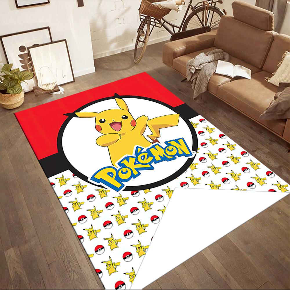 Pikachu Minimalist Artwork Square rugs are a great choice for living rooms, bedrooms, home décor, and as gifts.