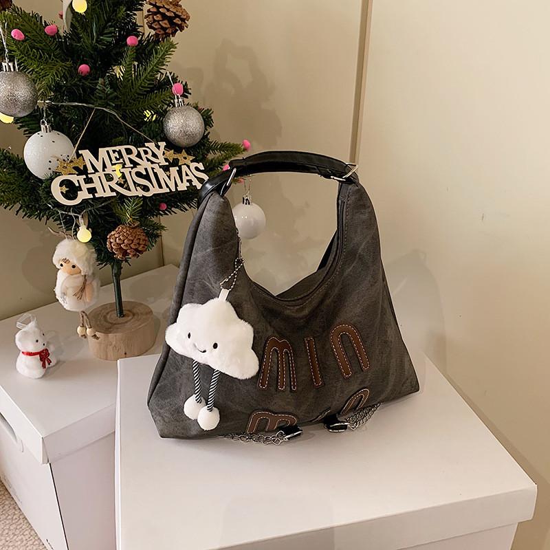 Chic Urban Minimalist Pu Tote Bag For Women Spacious Fashionable Shoulder Bag Without Pendant чёрный