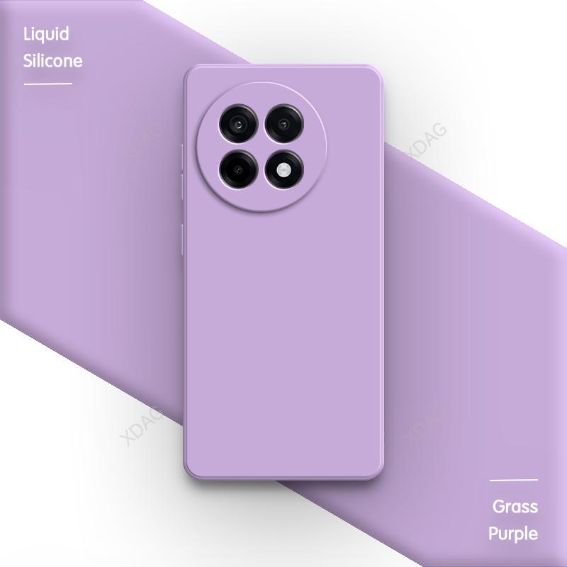 High Qualtiy Phone Case for OnePlus Ace 5 Ace5 Pro Ultra Racing 5Pro 5G Liquid Silicone Square Internal Flocking Soft Back Cover