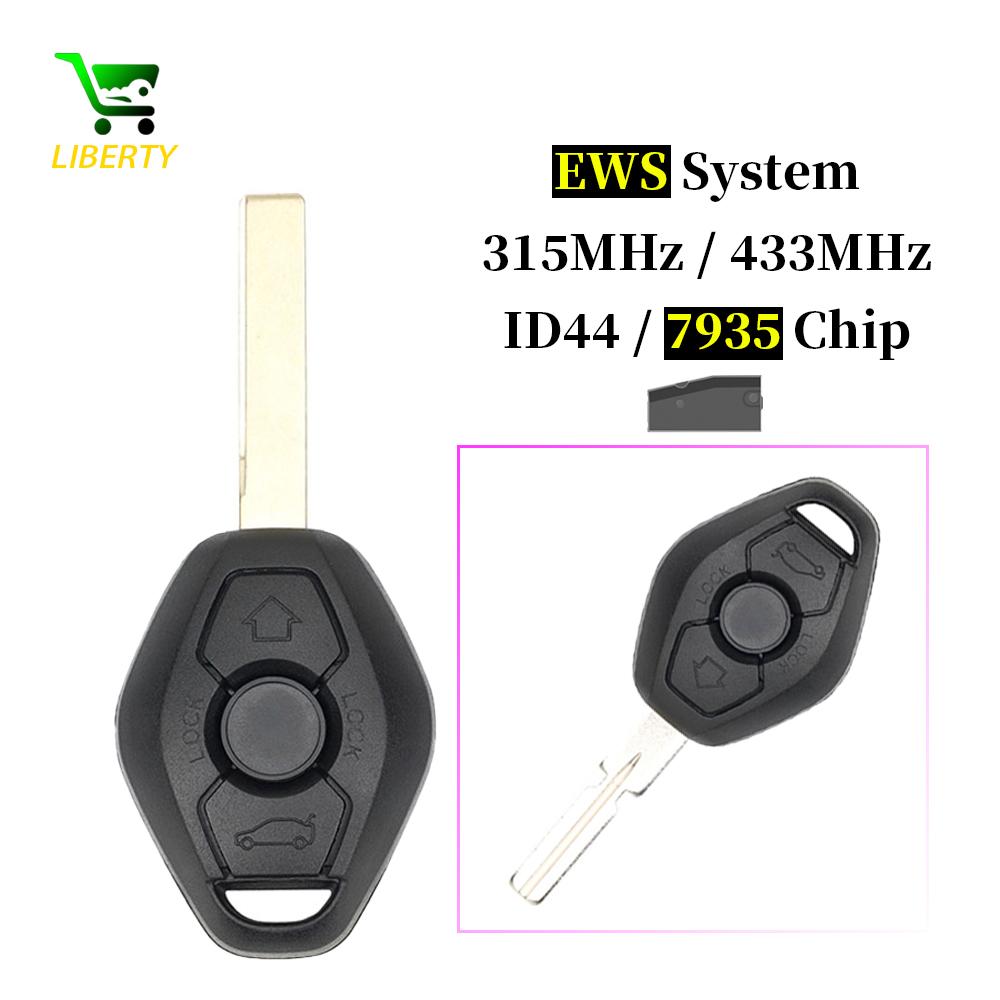 Liberty EWS System ID44 PCF7935 Chip 315/433MHz HU58/HU92 Car Remote Key For BMW 1/3/5/7 Series X3 X5 Z3 Z4 E38 E39 E46 E65