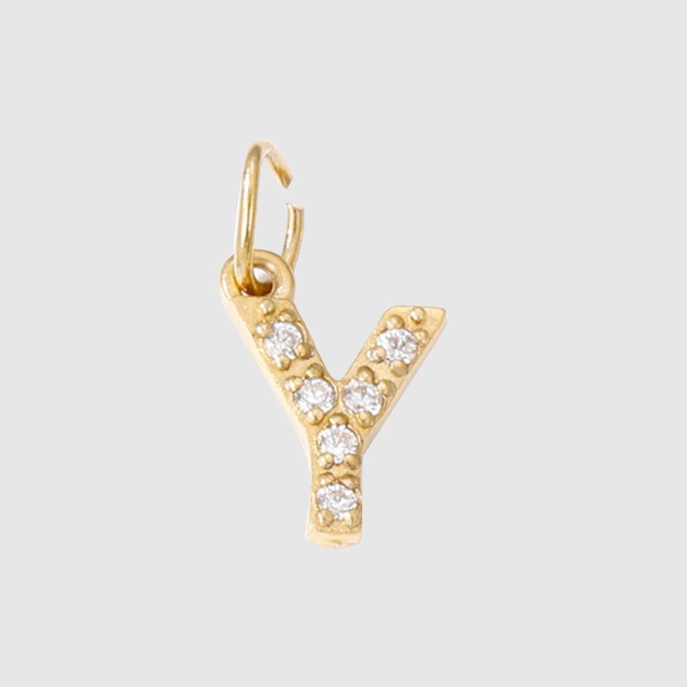 

CARLIDANA Personalized Minimalist Initial Charms Gold Color Custom Crystal 26 Letter Necklace Jewelry Bridesmaid Gift for Her