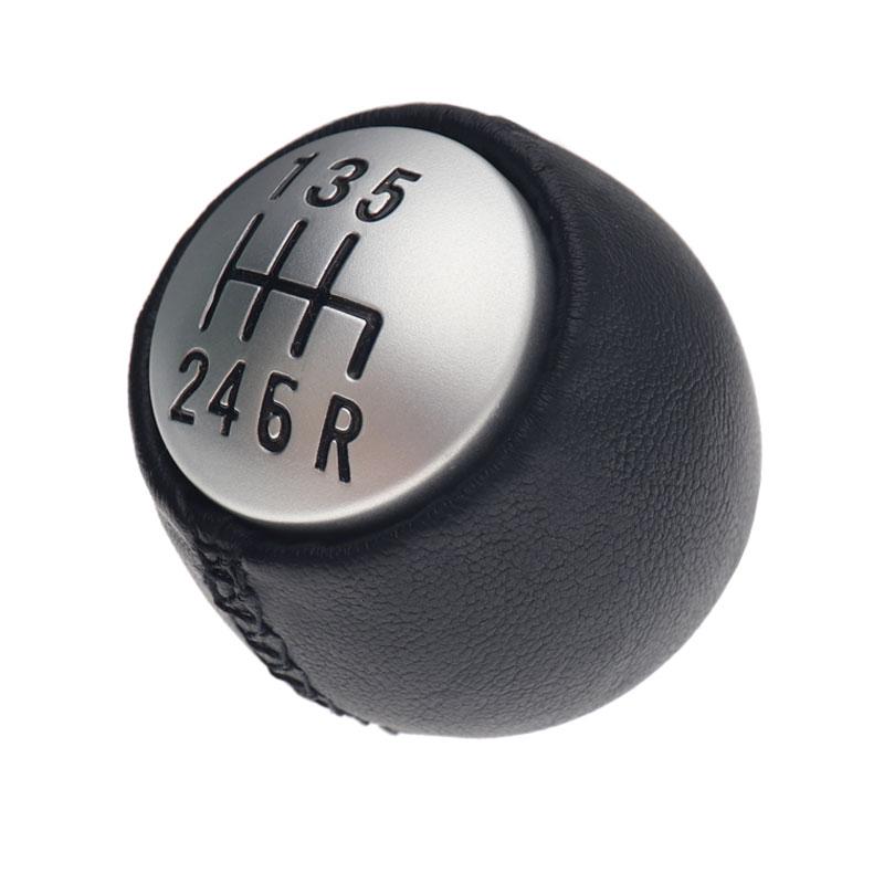 

5/6-ступенчатая ручка переключения передач для автомобиля, автоматическая механическая ручка переключения передач из искусственной кожи, гандбольный круглый 55347088 для Alfa Romeo GT 147 166 3.2 V6