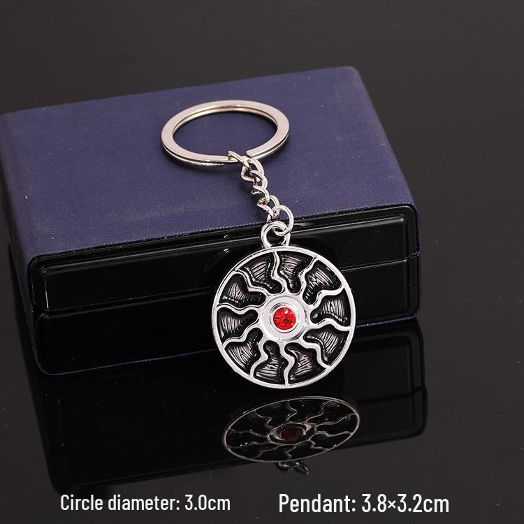 European & American Rock Guitar Keychain: Hip Hop Drip Oil Alloy Pendant Charm for Women's Bags
