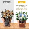 2Pcs Round Planter Insert Plant Pot Insert with Drainage Holes Use Less Potting Soil Planter Accessories for Outdoor Use