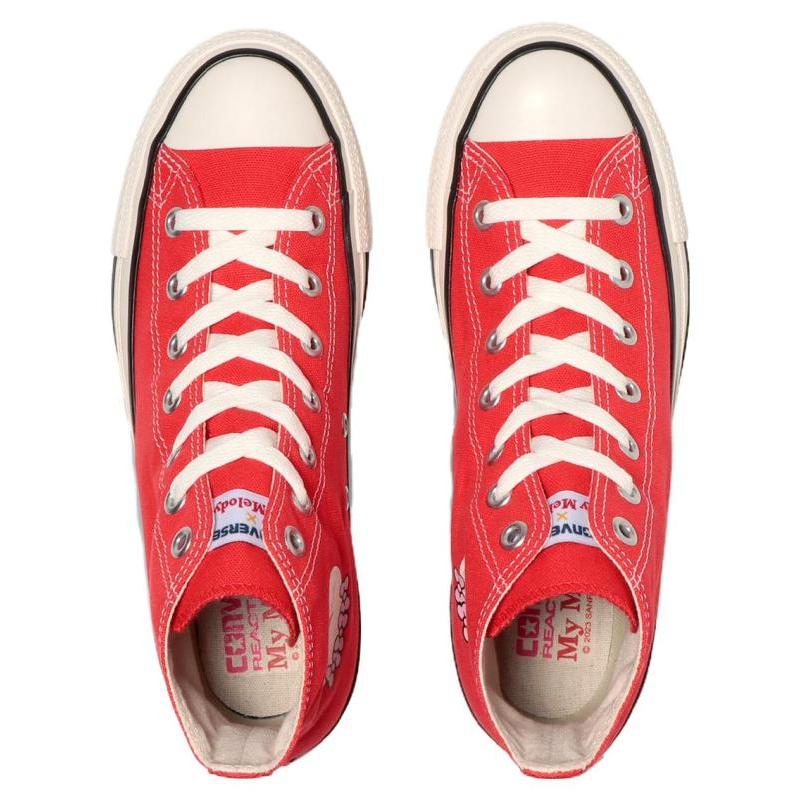 Sanrio X Converse All Star MY MELODY Cute Everyday Wear-resistant and Lightweight High Top Espadrilles Women's Red
