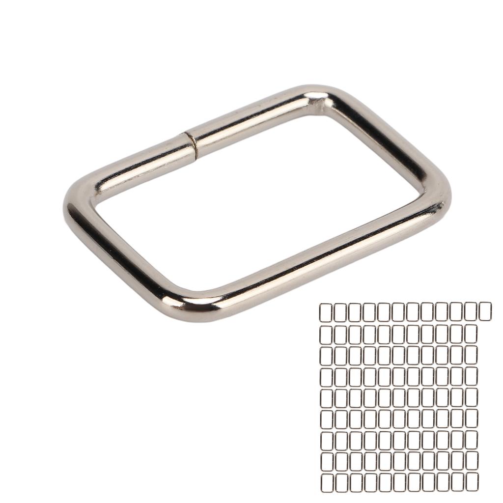 100 buc. Geantă dreptunghiulară Inel metalic cu buclă Robust Exquis Accesorii pentru bagaje pentru animale de companie pentru bagaje pentru animale de companie câine