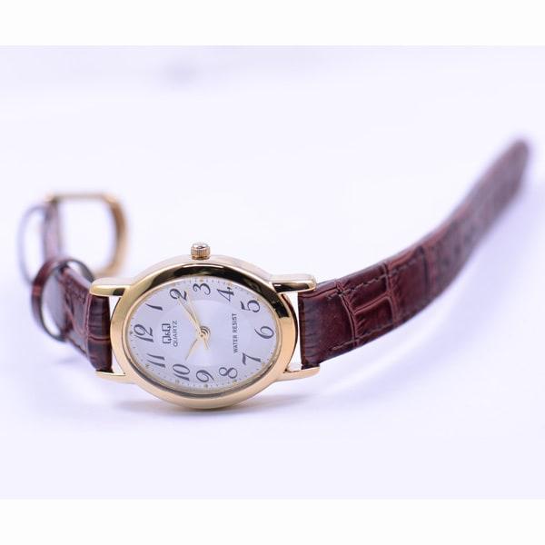 Citizen Women's VZ89-104 ( Watch Q&Q Standard Model) Oval Watch Brown Analog