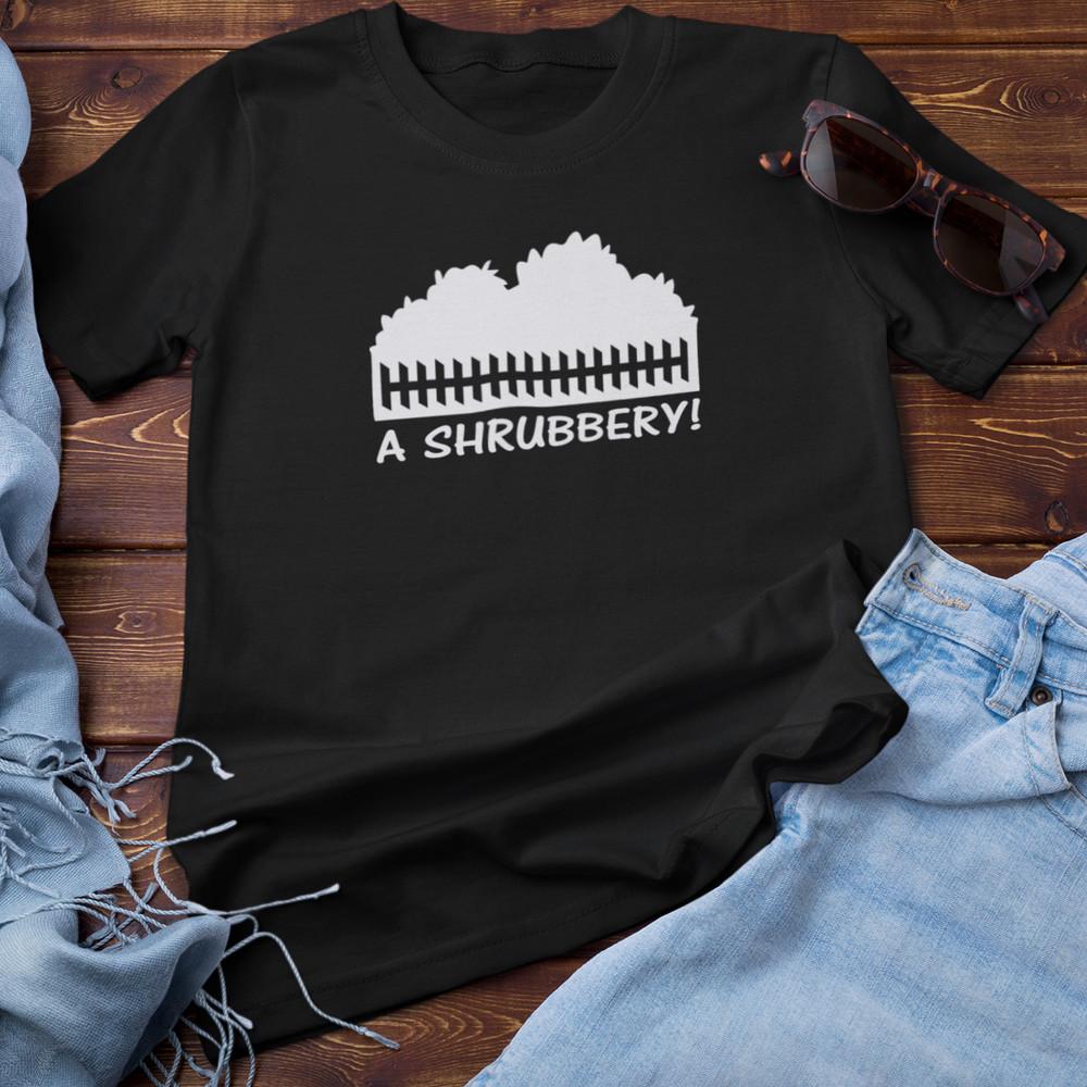 A SHRUBBERY T-SHIRT - cult film holy grail ni spam movie funny brian knights say Unisex T-Shirt