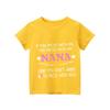 European Size Girls Funny If You Mess with Me You Mess with My Nana Sassy Grandma Graphic T Shirt