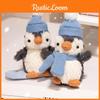 Scarf Penguin Hat Plush Toy Cartoon Stuffed Doll Animal Bedroom Decoration Gift