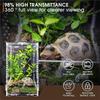 HHO-Jumping Spider Enclosure Accessories, Large Acrylic Terrarium, Tarantula-Reptile Enclosure