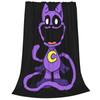 Catnap Knitted Blanket Velvet Cartoon Toy Ultra-Soft Throw Blanket for Airplane Travel Bed Rug