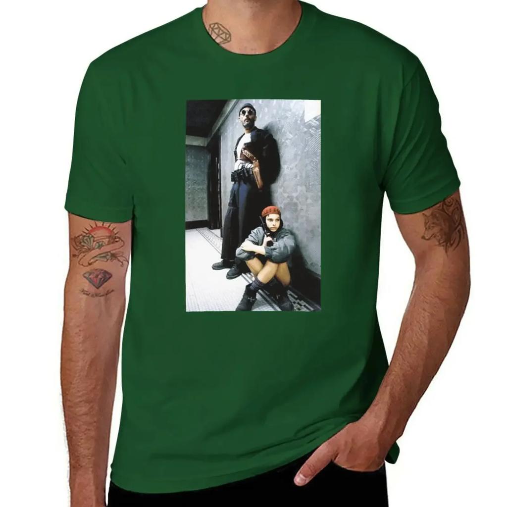 Leon The Professional Tshirt Oversizeds Customs Design Your Own Plus Size Tops Unisex Workout Shirt
