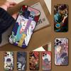 Anime Mononoke Kusuriuri Phone Case For IPhone 1716 15 14 13 Pro Max 11 12 Mini X Xs XR Black Silicone Cover