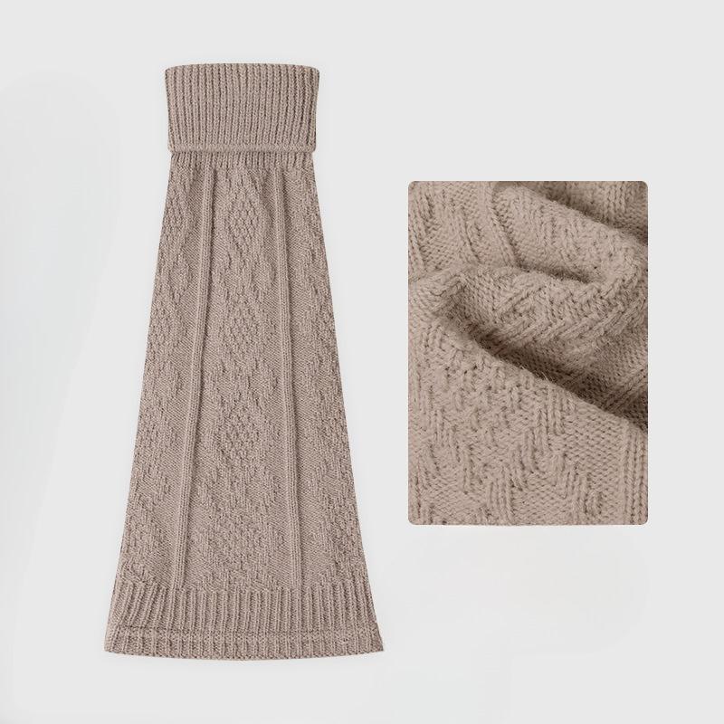 Knitted Socks for Women To Keep Warm and Versatile In Autumn and Winter. Pile-up Socks, Lolita Leg Covers, Diamond-shaped Socks