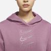 Nike Sportswear Rhinestone Hoodie Women Hoodies Light-Mulberry CU6622-533