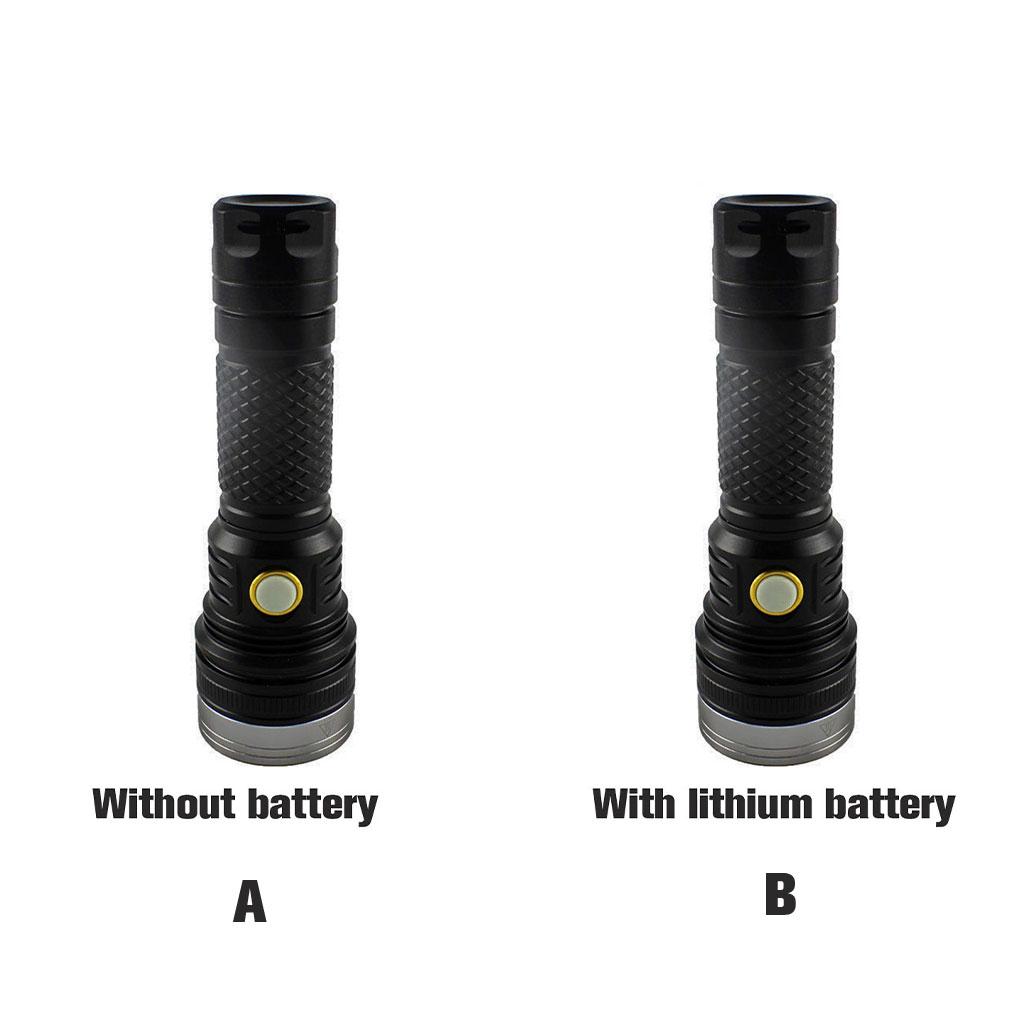 Flashlight Powerful Super Rechargeable Camping Mountaineering Outdoors Torch Portable Brightness Adjustable Supply