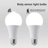 1 Pcs E27 PIR Motion Sensor Lamp 7W LED Bulb with Motion Sensor Infrared Radiation Motion Detector Security Light 85-265V