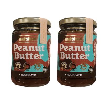 Nutshed Artisanal Chocolate Peanut Butter Twin Pack 290g X 2p