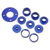 10 Pcs Set Router Template Guides Bushing High Strength Aluminum Alloy Router Bit Template Bushing Set