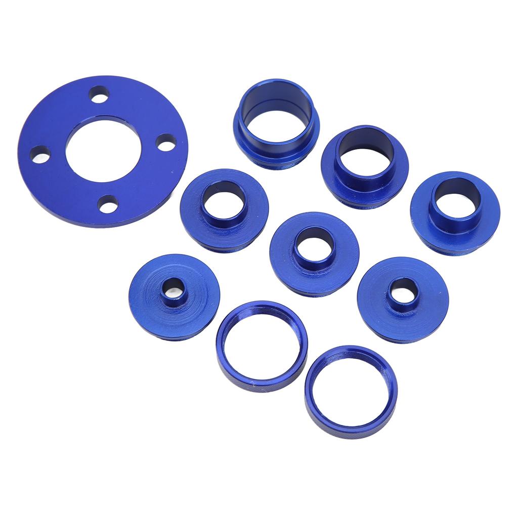 10 Pcs Set Router Template Guides Bushing High Strength Aluminum Alloy Router Bit Template Bushing Set