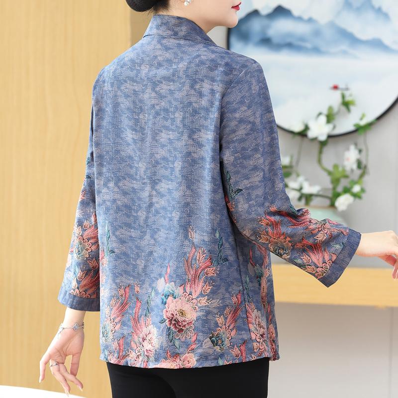 Übergroße Sommerblusen für Damen Lässige Hemden Übergröße Locker Vintage Langarm Oberteil Sommer Kleidung für Frauen mittleren Alters