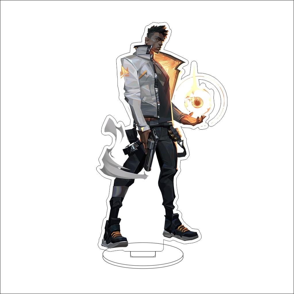 16CM VALORANT Acrylic Stand Model Waylay/Tejo/Clove/Vyse/Deadlock Figure Stand Halloween Gifts