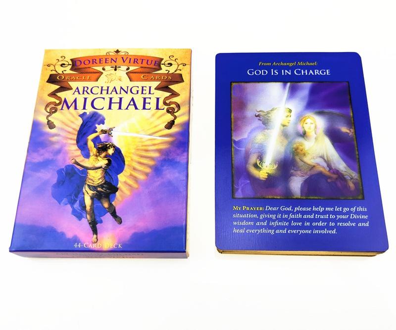 Tarot Cards Deck Game Archangel Michael Oracle Tarot Cards ,with Velvet Storage Bag