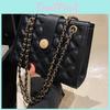 Urban Minimalist Style Winter Bag 2024 New Trend Women's Bag Textured Diamond Grid Chain Crossbody Bag All-match Single Shoulder Bag