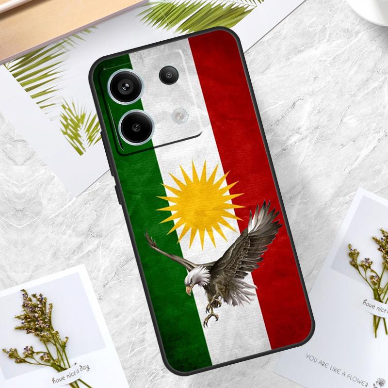 Kurdistan Flag Case For Redmi Note 12 9 10 11 13 Pro Plus 9S 10S 11S 12S Cover For Redmi 12 10C 12C 13C