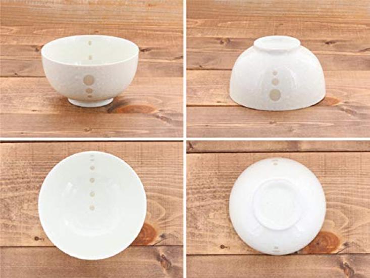 Tableware East Japanese Tableware Polka Dots Okonomi Donburi (Small) Bowl Bowl Small Bowl Mini Bowl Bowl