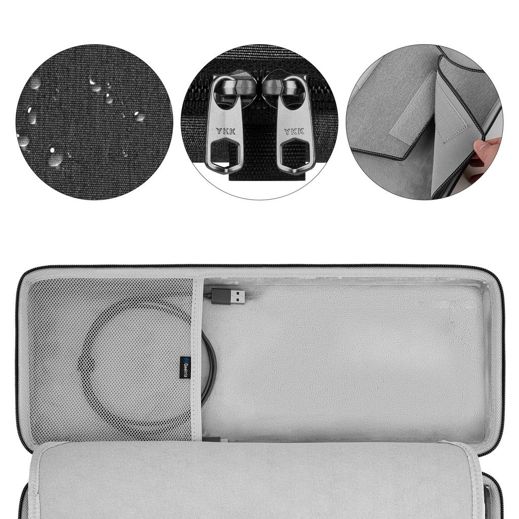 Geekria Keyboard + Mouse Combo, 87-Key Compatible with Logitech G915 TKL + G502 Mouse, Wireless Gaming Keyboard, Tenkeyless, with Storage Case