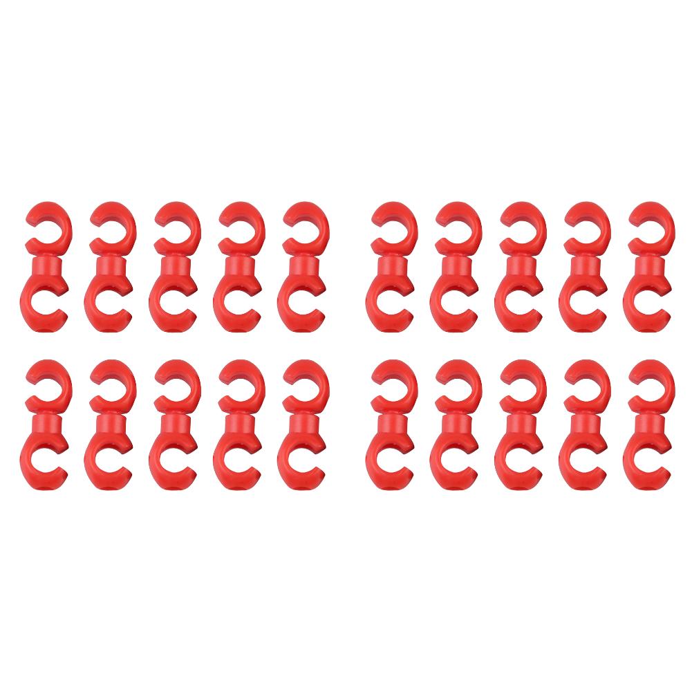10-30PCS Bicycle Brake Gear Cable S Style Clips BIke Cable Clip MTB Bike Rotatable Line Hose Guide Line Hook Pipe Buckles