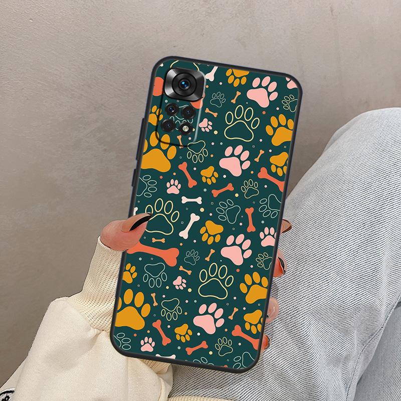 Dog Paw For Xiaomi Redmi Note 14 13 9 10 11 12 15 Pro Plus Case Cover For Redmi 15 C 13C 12C 10C 14C
